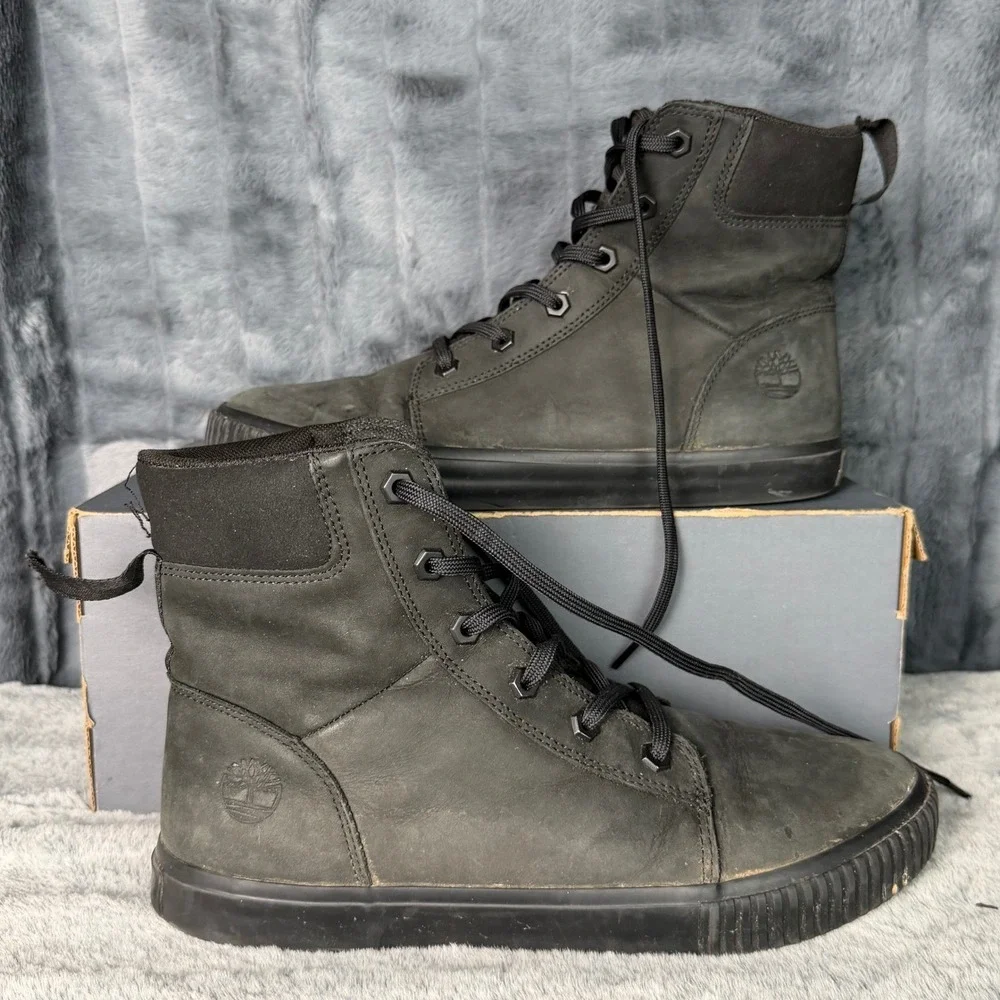 Timberland Cityroam Cupsole Chukka Black Nubuck Leather Boots A2GFT Mens 10